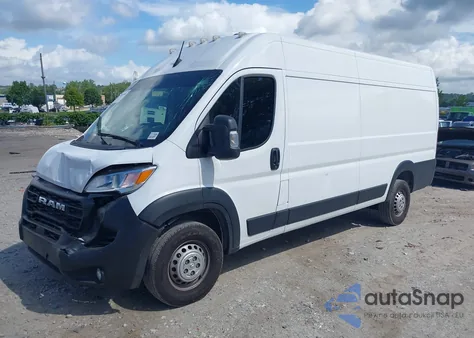 2024 Ram Promaster 3500 Cargo Van Tradesman High Roof 159 Wb Ext W/Pass Seat from USA, damaged, VIN 3C6MRVJG9RE144092